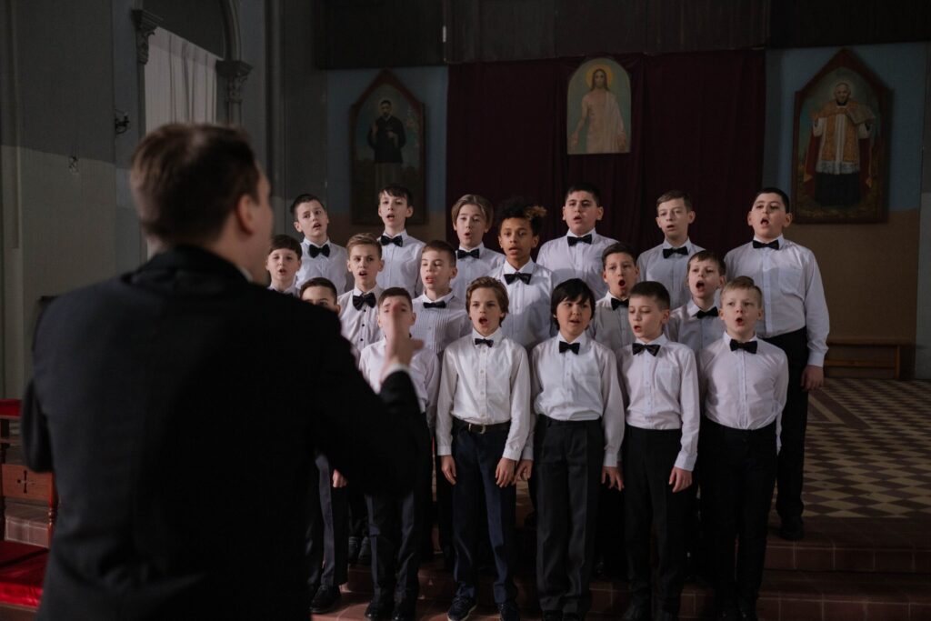 Chorale en répétition